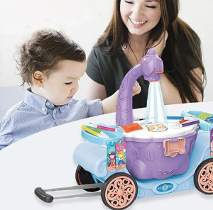 Projecteur & Valise de Dessin 9en1 – 3A+ | Kit Créatif Complet