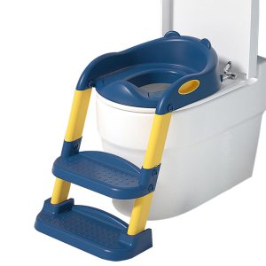 Réducteur de Toilette Pliable avec Échelle pour Enfant 3A+