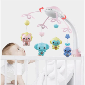 Mobile Musical Rotatif pour Bébé – Jouets Suspendus Animaux avec Mélodies Douces