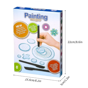 Kit Spirographe de Dessin Créatif – Jeu Éducatif et Artistique dès 8 Ans