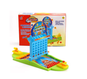 Jeu de Connexion 4 en Rangée avec Catapultes Rotatives est un jeu de Société Familial Amusant pour Enfants et Adultes c'est un Cadeau Garçons et Filles
