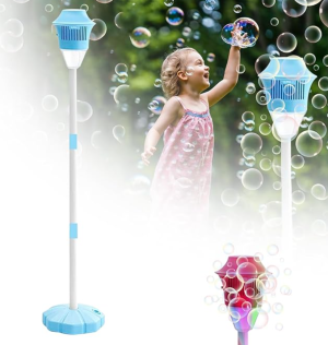 Lampe torche à bulles de jardin c'est une machine à bulles automatique avec lumières c'est un jouet lumineux intérieur et extérieur