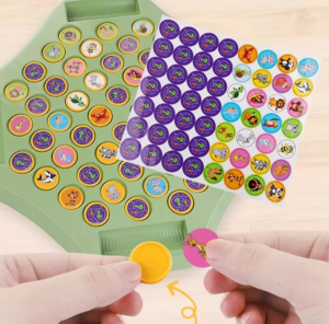 Jeu de Société Animaux pour Deux Joueurs il s'agit d'un set Stratégique et Amusant pour Enfants et Famille