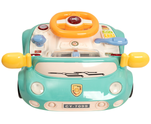 Voiture de course interactive pour bébé c'est un Jouet avec volant, sons et lumières réalistes :Jouet de simulation de conduite Knick Knack pour enfants dès 3 ans