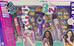 Kit 3 en 1 de Création de Bijoux contient des perles pour Cheveux et Bracelets c'est une activité Créative dès 6 Ans